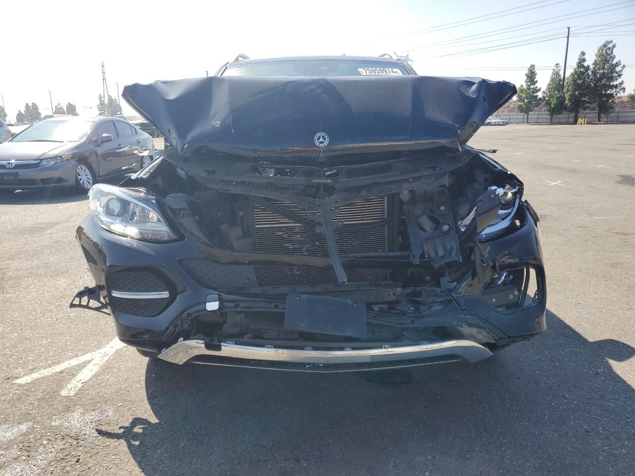 2017 Mercedes-Benz GLE VIN 4JGDA5JB7HA992473 Copart auction photo, front end damage thumbnail 5