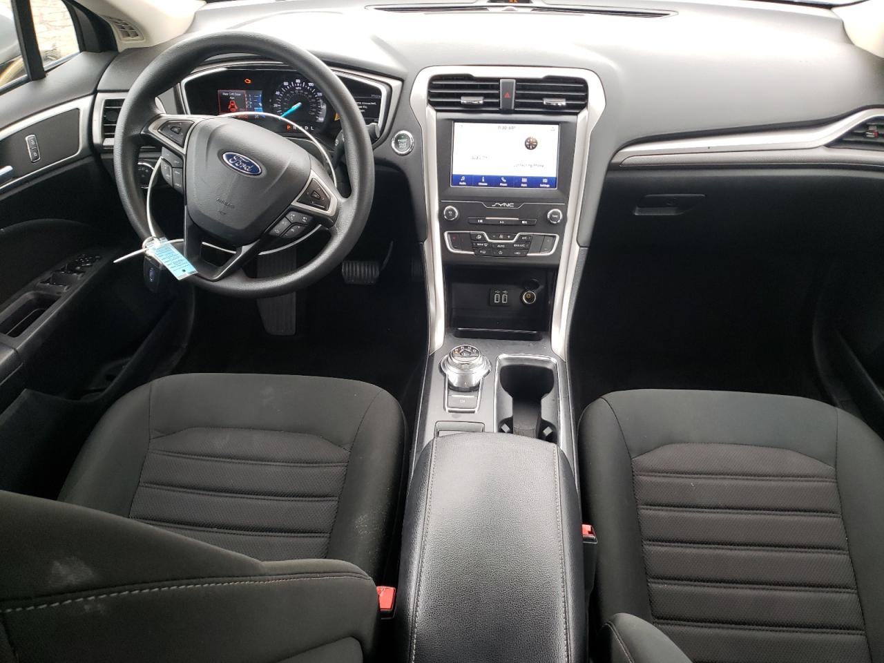 2020 Ford Fusion VIN 3FA6P0HD7LR129599 Copart auction photo, rear end damage thumbnail 8