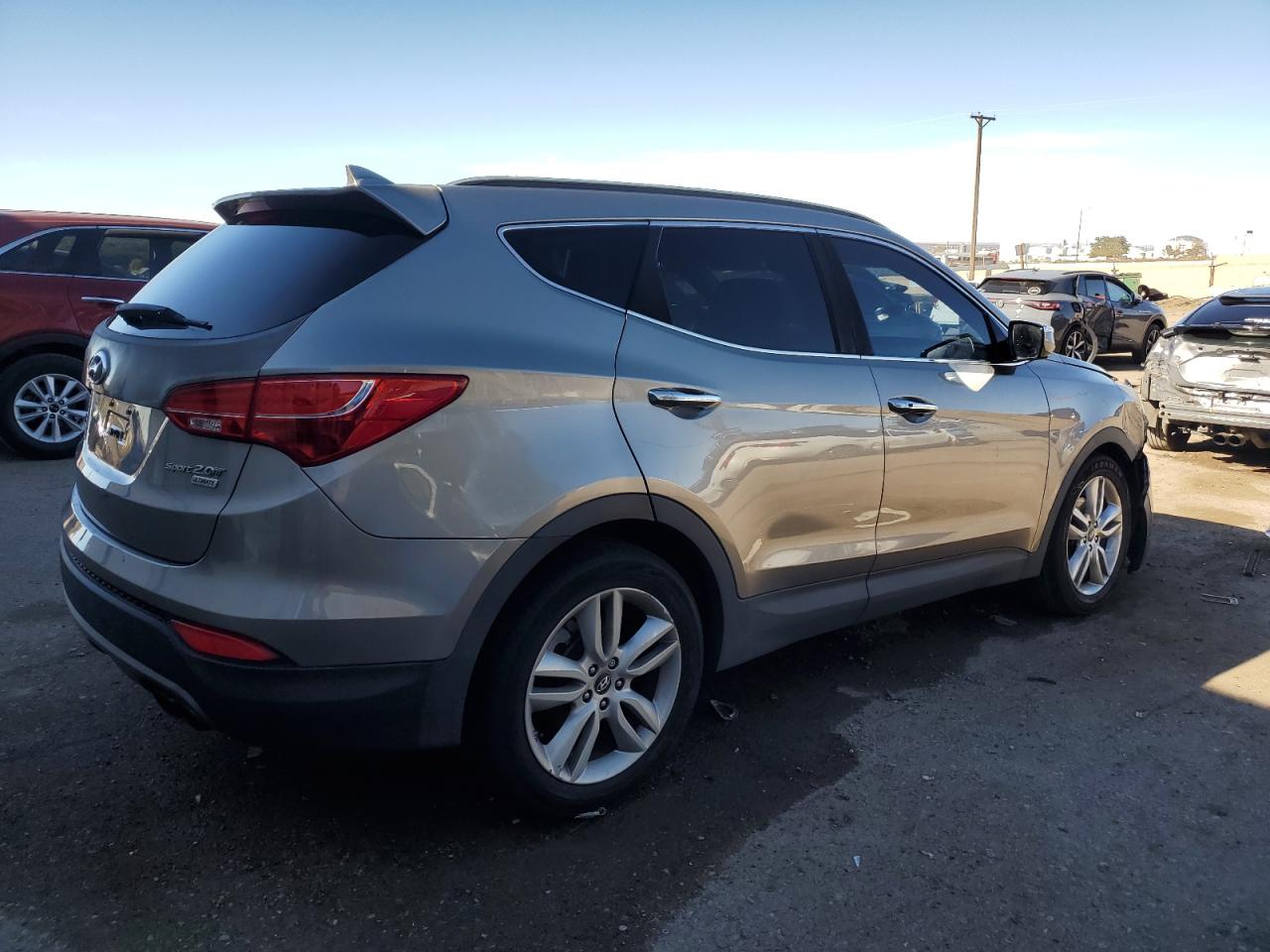 2015 Hyundai Santa Fe VIN 5XYZW4LA3FG238638 Copart auction photo, front end damage thumbnail 3