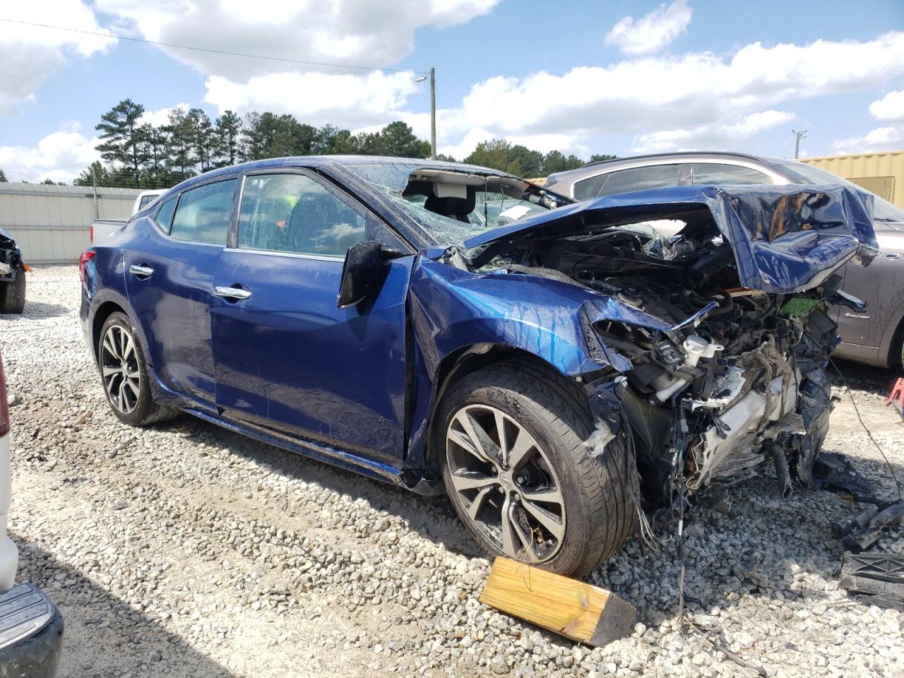 2018 Nissan Maxima VIN 1N4AA6AP2JC377709 Copart auction photo, front end damage thumbnail 4