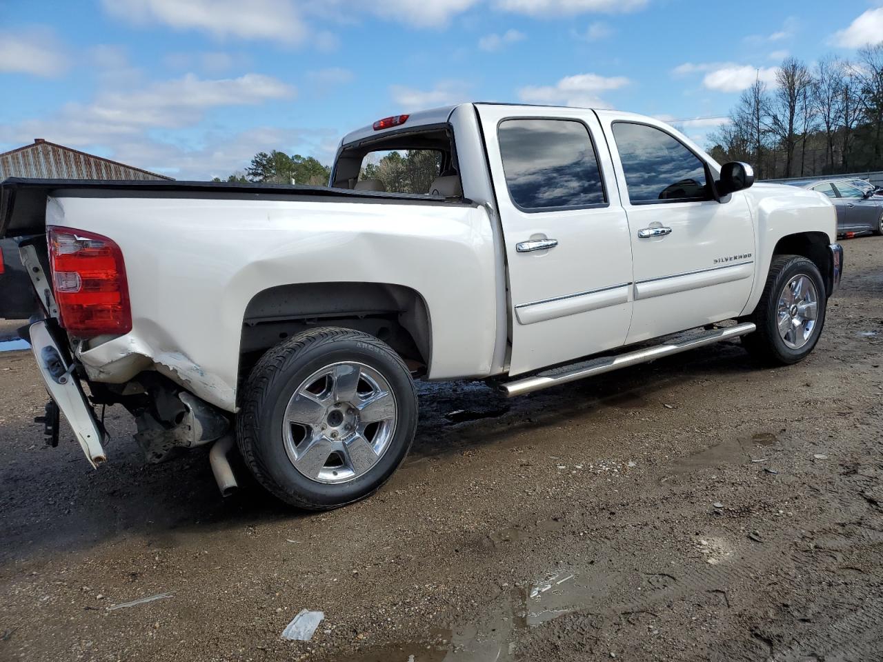 2013 Chevrolet Silverado VIN 3GCPCSE0XDG235517 Copart auction photo, rear end damage thumbnail 3