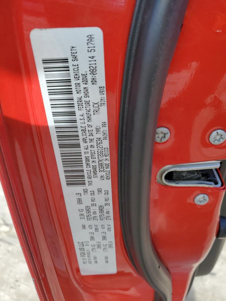 2016 RAM 1500 VIN 3C6RR7KT2GG127634 Copart auction photo, front end damage thumbnail 12