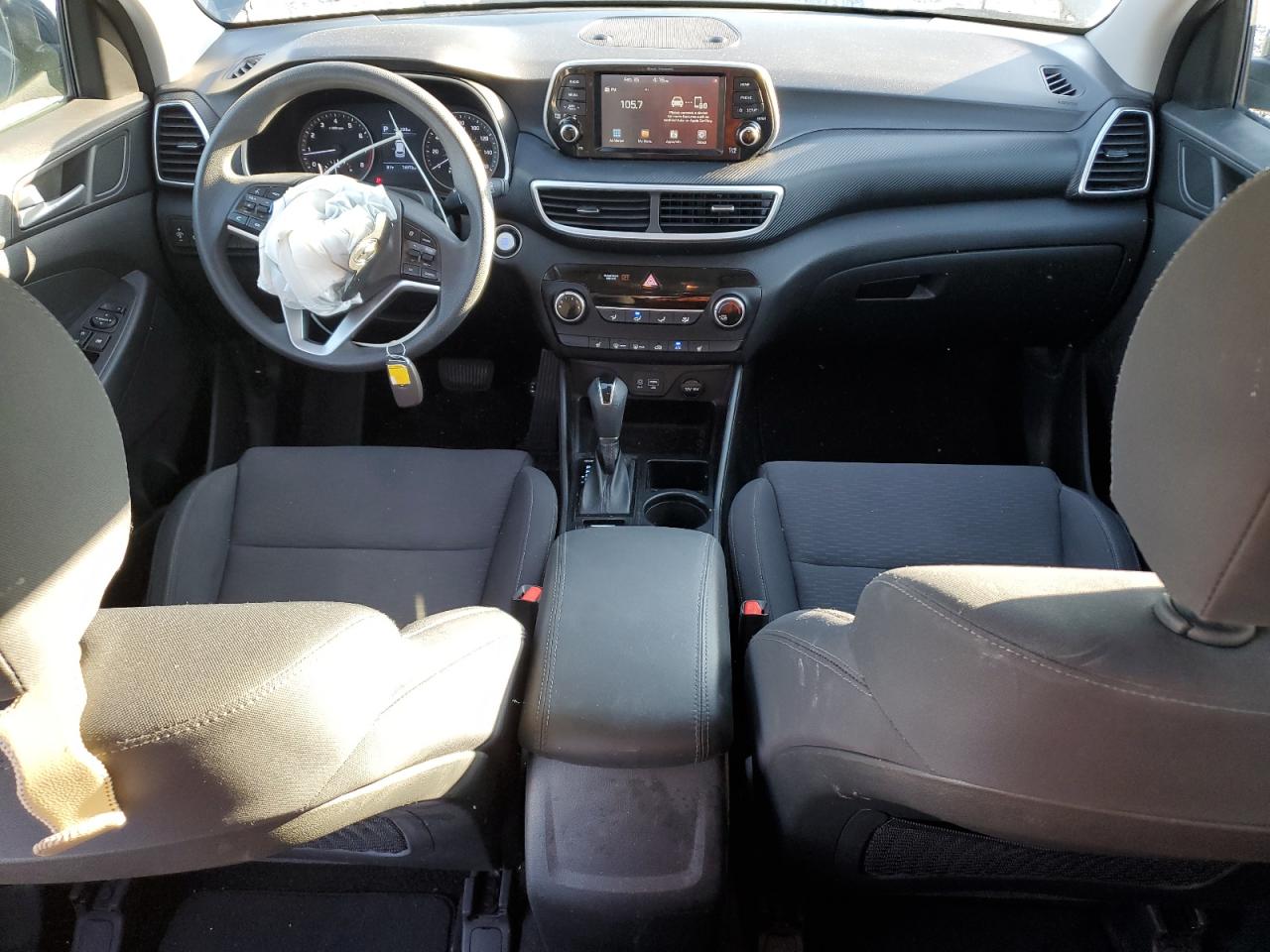 2020 Hyundai Tucson VIN KM8J33A4XLU243841 Copart auction photo, front end damage thumbnail 8