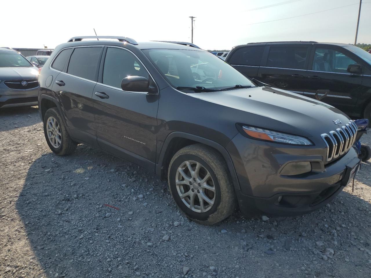 2015 Jeep Grand Cherokee VIN 1C4PJMCB2FW739232 Copart auction photo, front end damage thumbnail 4