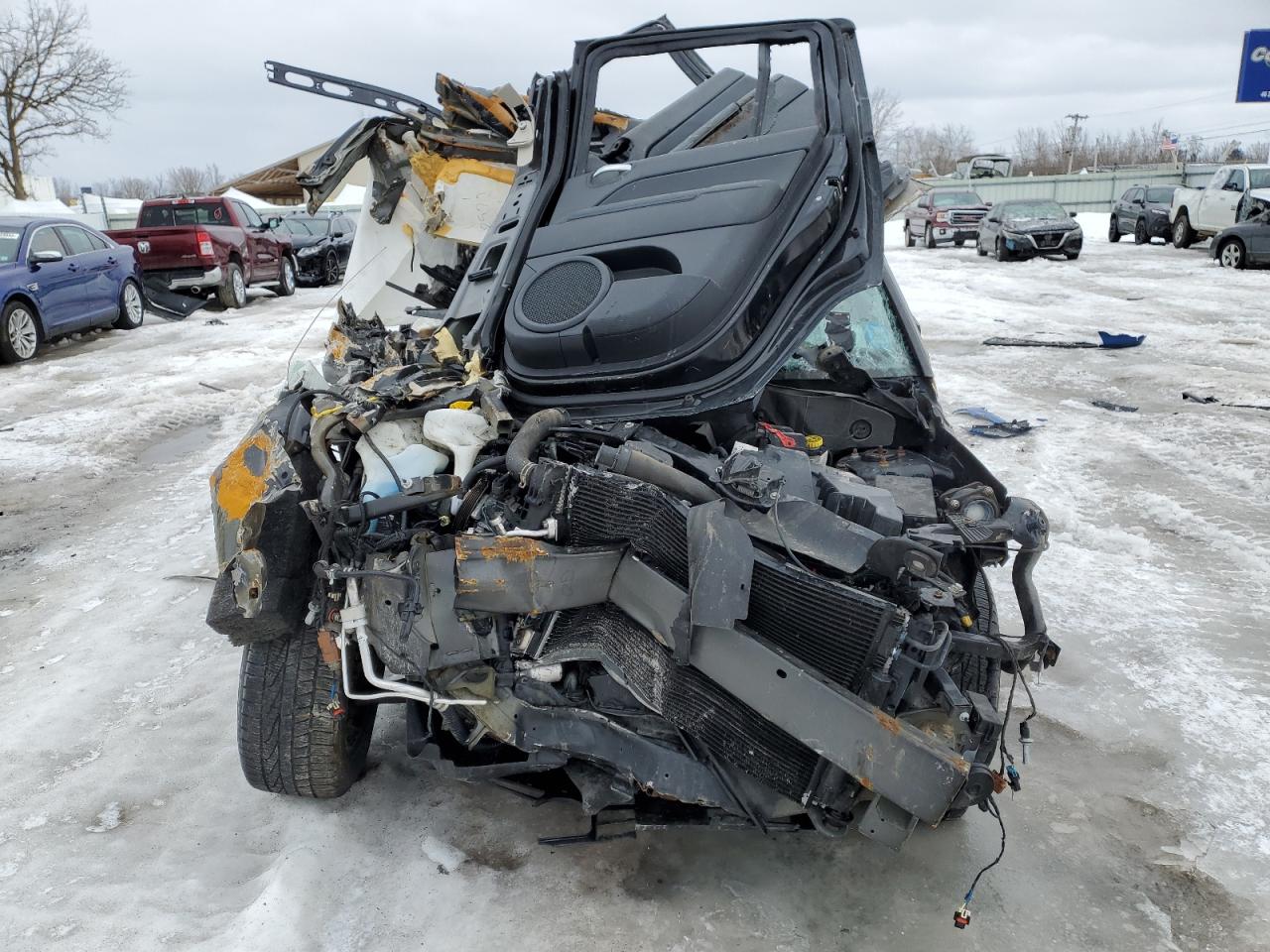 2016 Jeep Compass VIN 1C4NJDBB3GD650923 Copart auction photo, rollover damage thumbnail 5