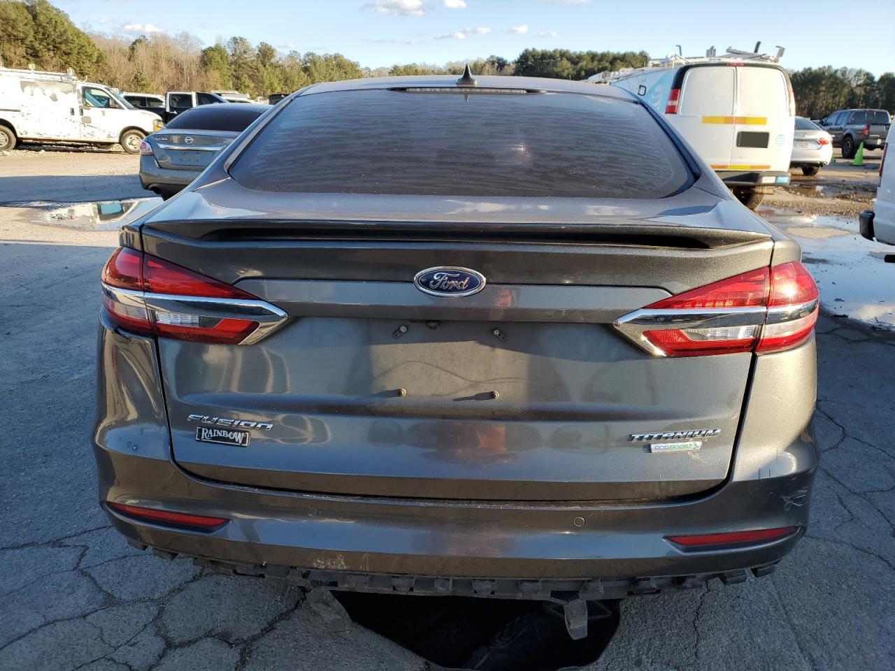 2019 Ford Fusion VIN 3FA6P0K98KR271219 Copart auction photo, all over damage thumbnail 6