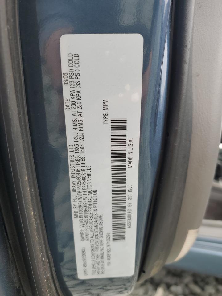 2006 Subaru Baja VIN 4S4BT62C767105284 Copart auction photo, side / minor dent/scratches damage thumbnail 12