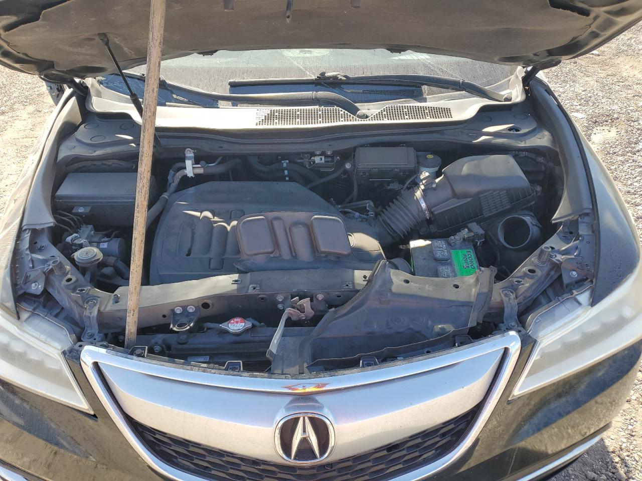 2016 Acura MDX VIN 5FRYD4H48GB016303 Copart auction photo, side / front end damage thumbnail 14