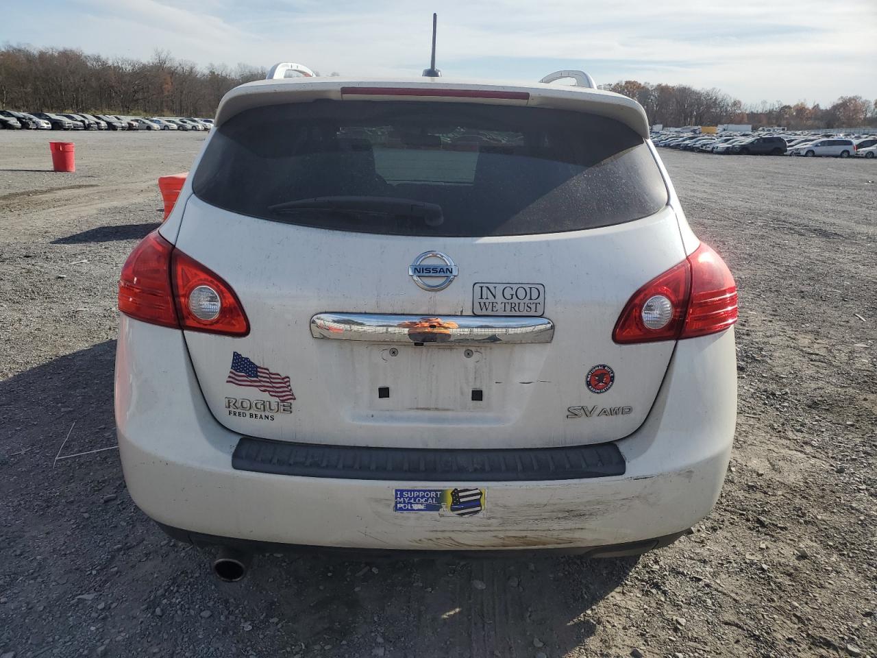 2011 Nissan Rogue VIN JN8AS5MV9BW276117 Copart auction photo, front end / rear end damage thumbnail 6