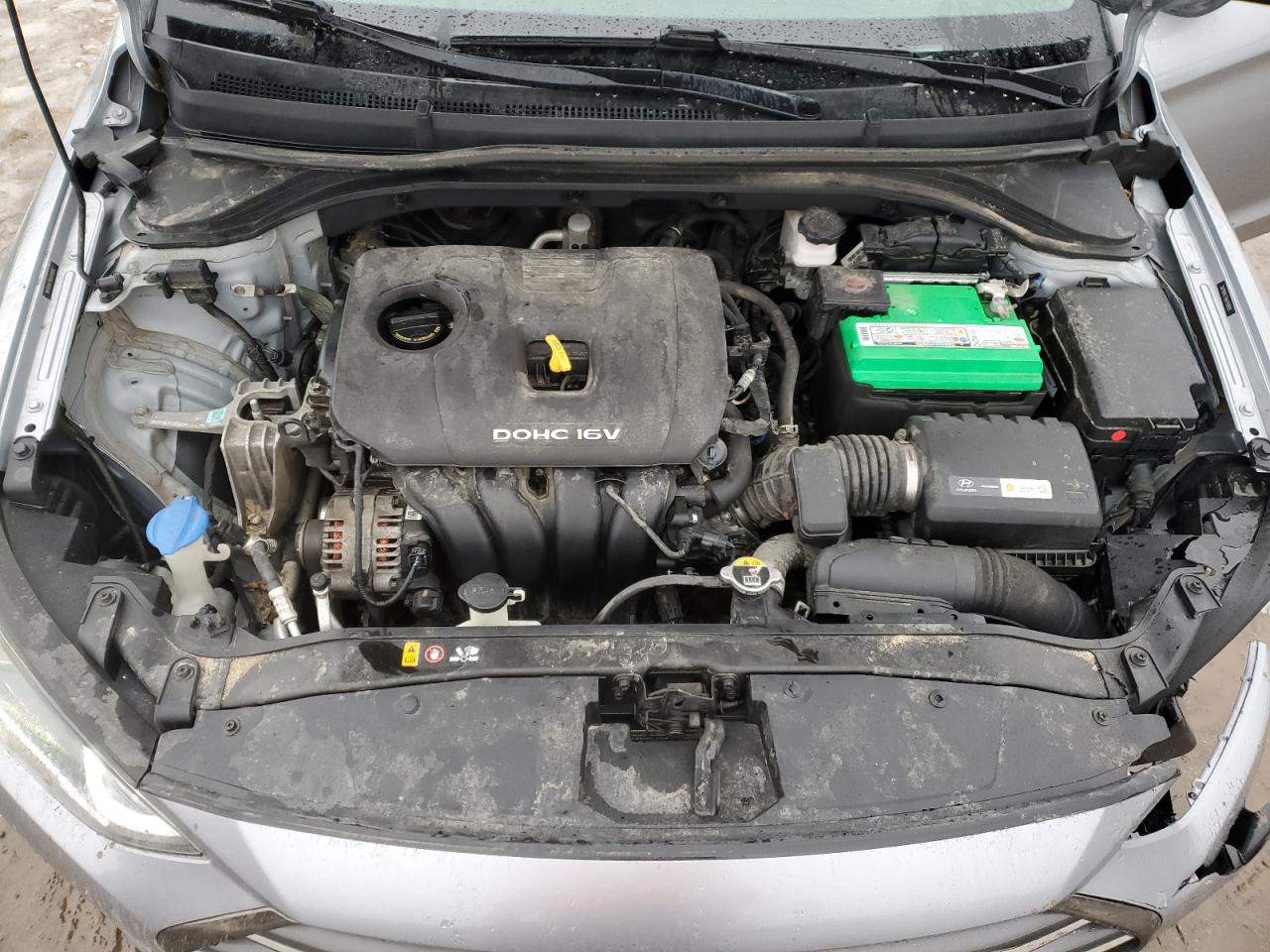 2017 Hyundai Elantra VIN 5NPD84LF8HH199993 Copart auction photo, front end damage thumbnail 11