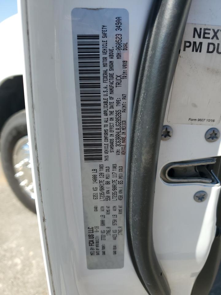 2018 RAM 3500 VIN 3C63RRHL8JG285265 Copart auction photo, side damage thumbnail 12