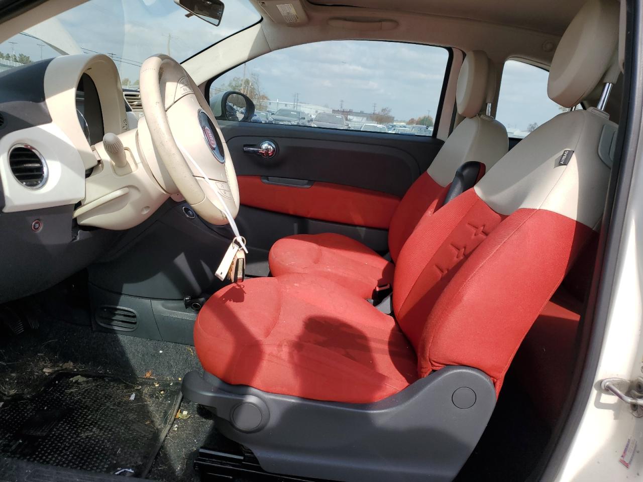 2013 Fiat 500 VIN 3C3CFFDR1DT513889 Copart auction photo, front end / rear end damage thumbnail 7