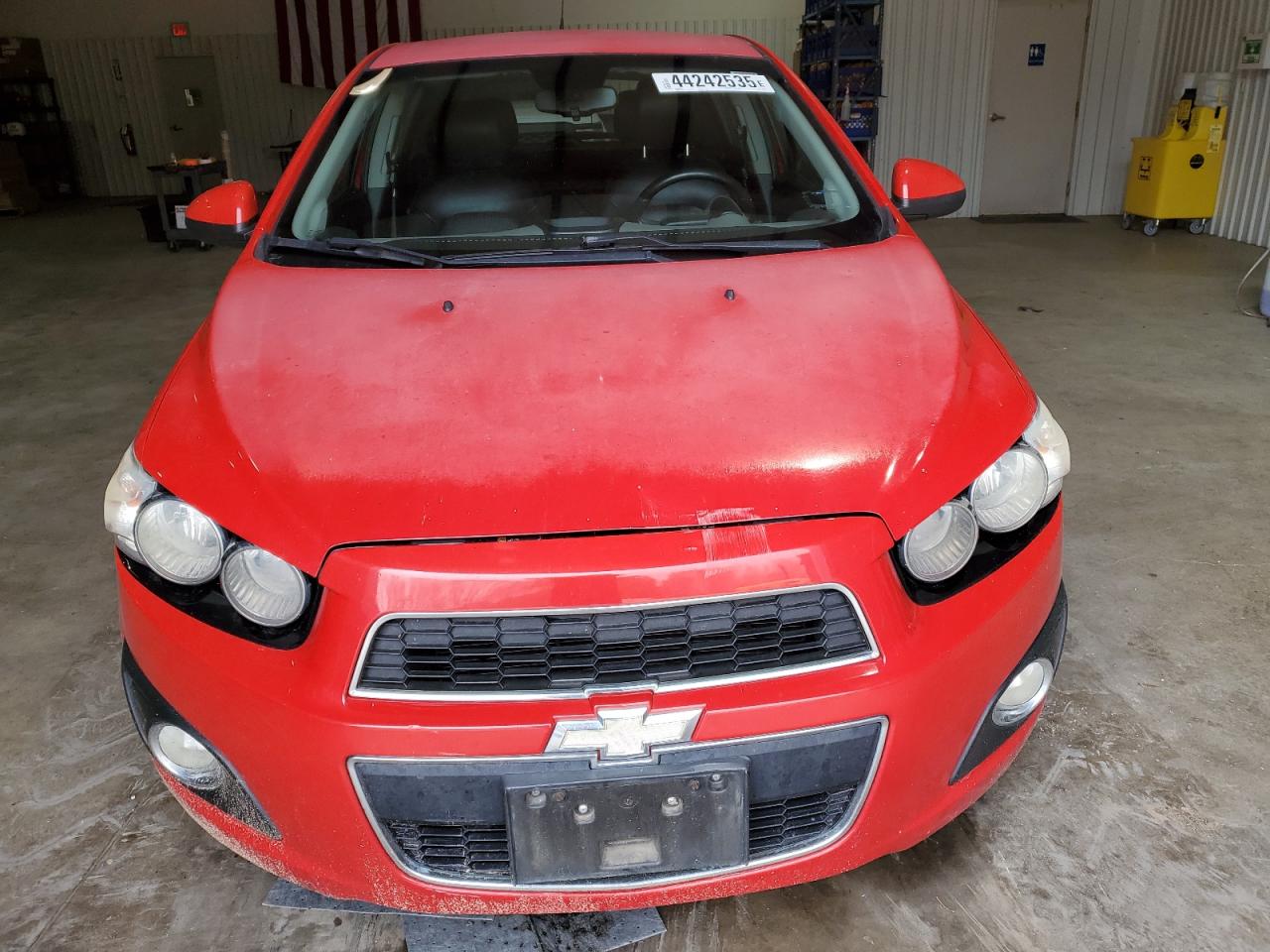2013 Chevrolet Sonic VIN 1G1JE6SH8D4103332 Copart auction photo, minor dent/scratches damage thumbnail 5