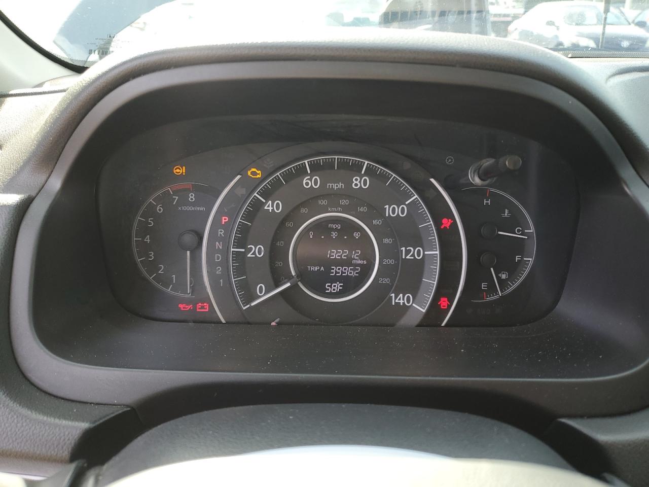 2013 Honda CR-V VIN 2HKRM4H31DH627221 Copart auction photo, front end damage thumbnail 9