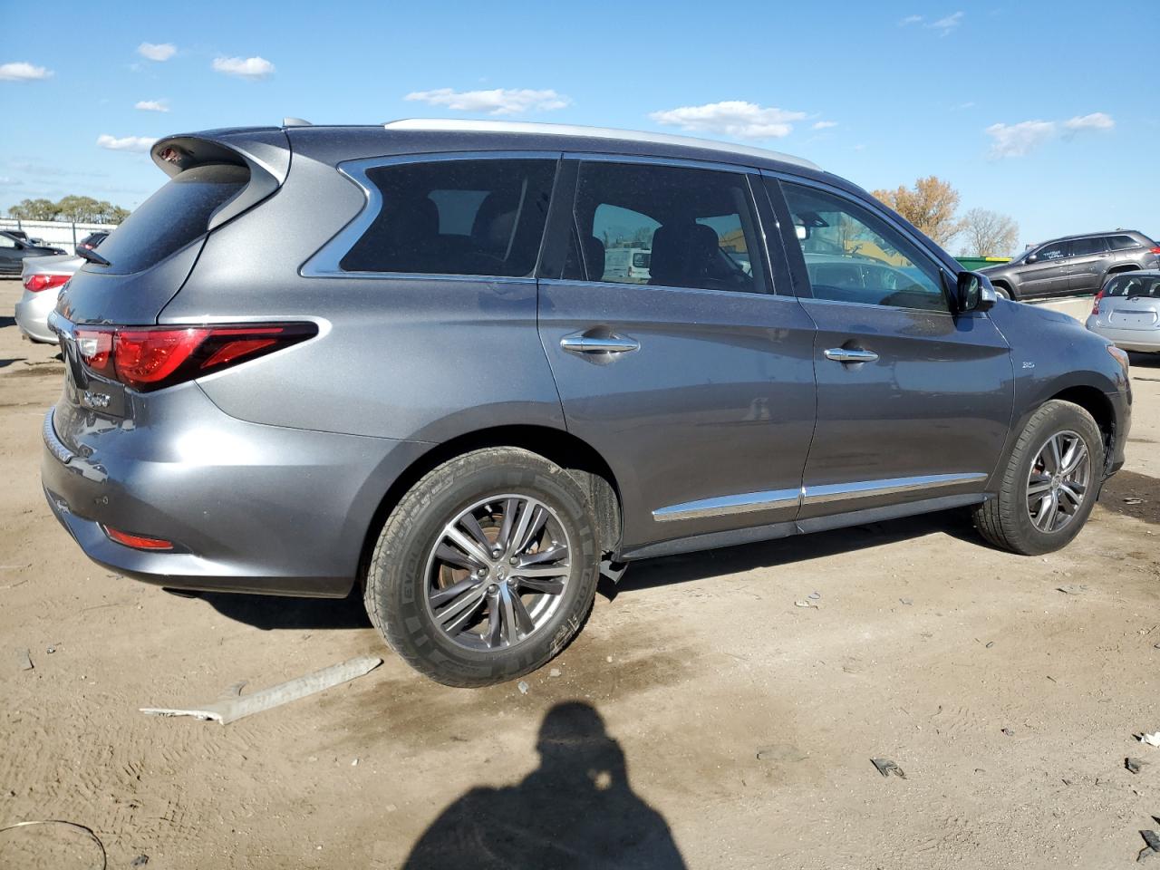 2017 Infiniti QX60 VIN 5N1DL0MM4HC527342 Copart auction photo, vandalism damage thumbnail 3