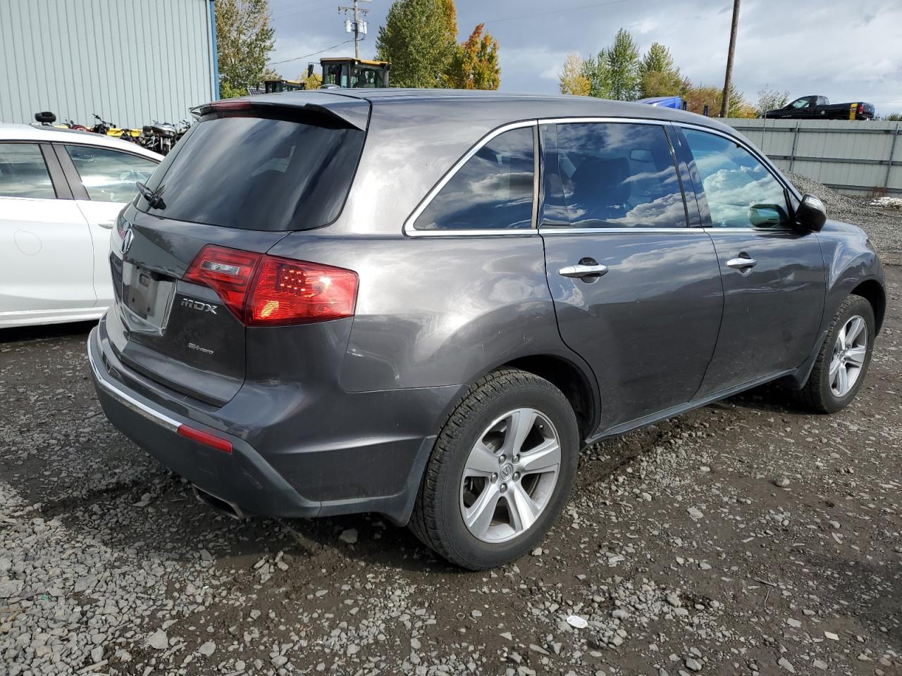 2011 Acura MDX VIN 2HNYD2H64BH542660 Copart auction photo, side / front end damage thumbnail 3