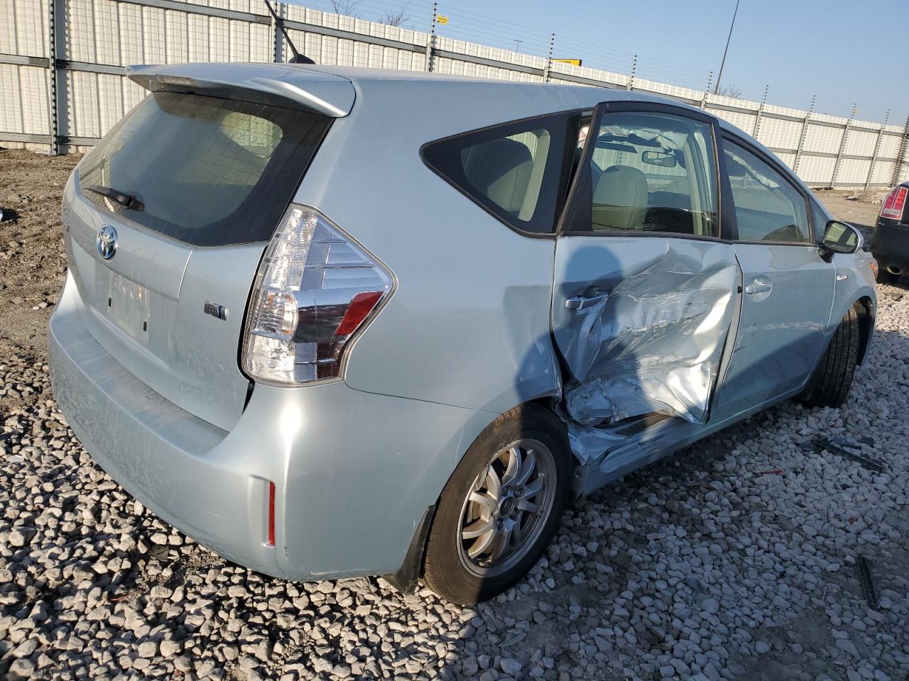 2012 Toyota Prius VIN JTDZN3EU8C3147112 Copart auction photo, side damage thumbnail 3