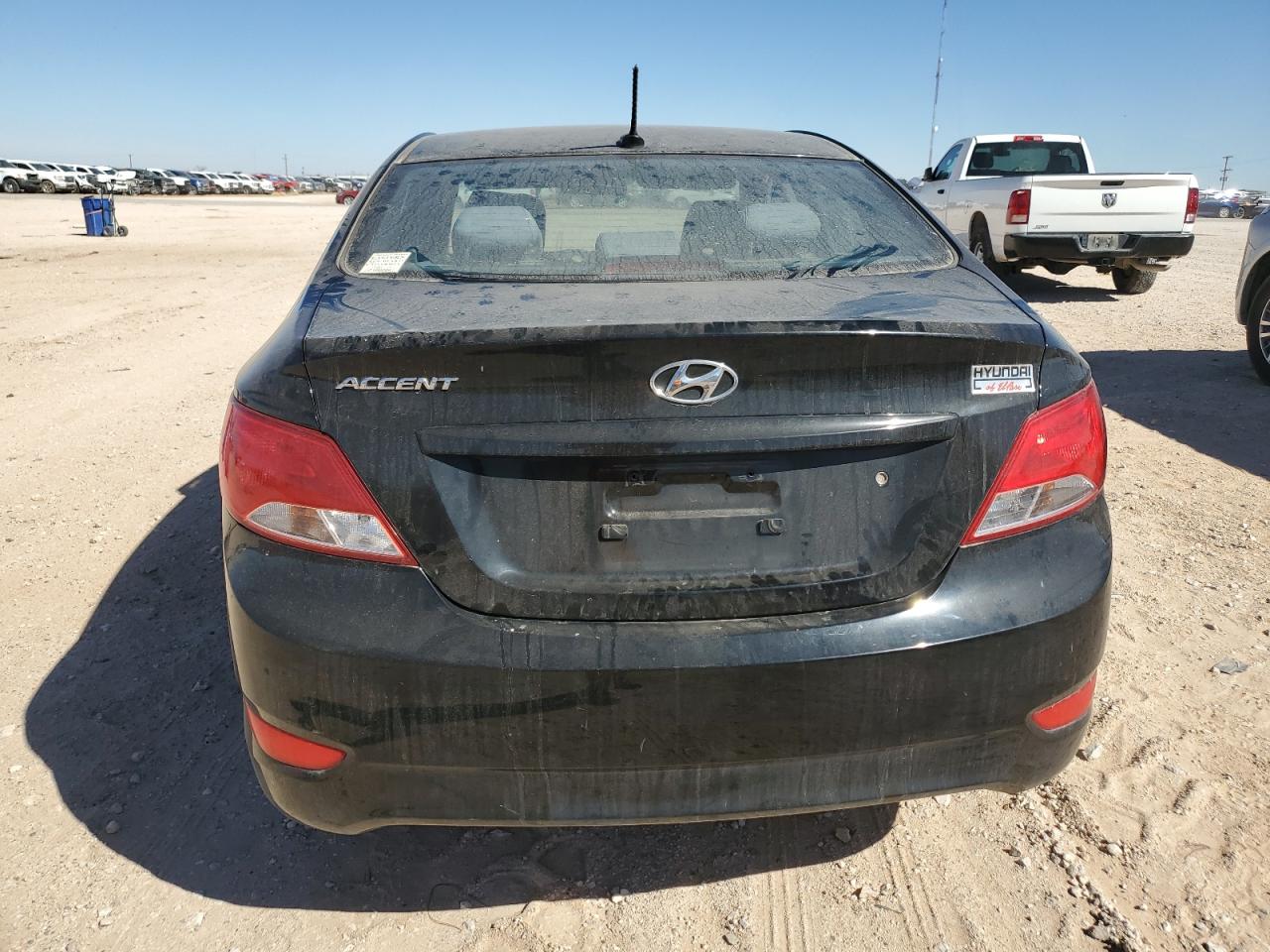 2015 Hyundai Accent VIN KMHCT4AE5FU917857 Copart auction photo, side damage thumbnail 6