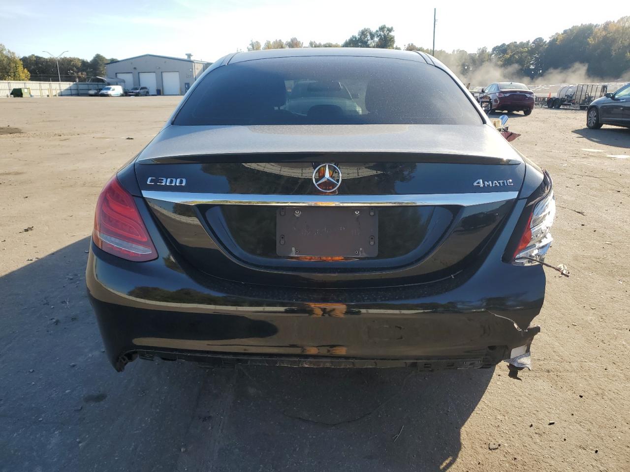2015 Mercedes-Benz C-klasse VIN 55SWF4KB1FU064894 Copart auction photo, rear end damage thumbnail 6