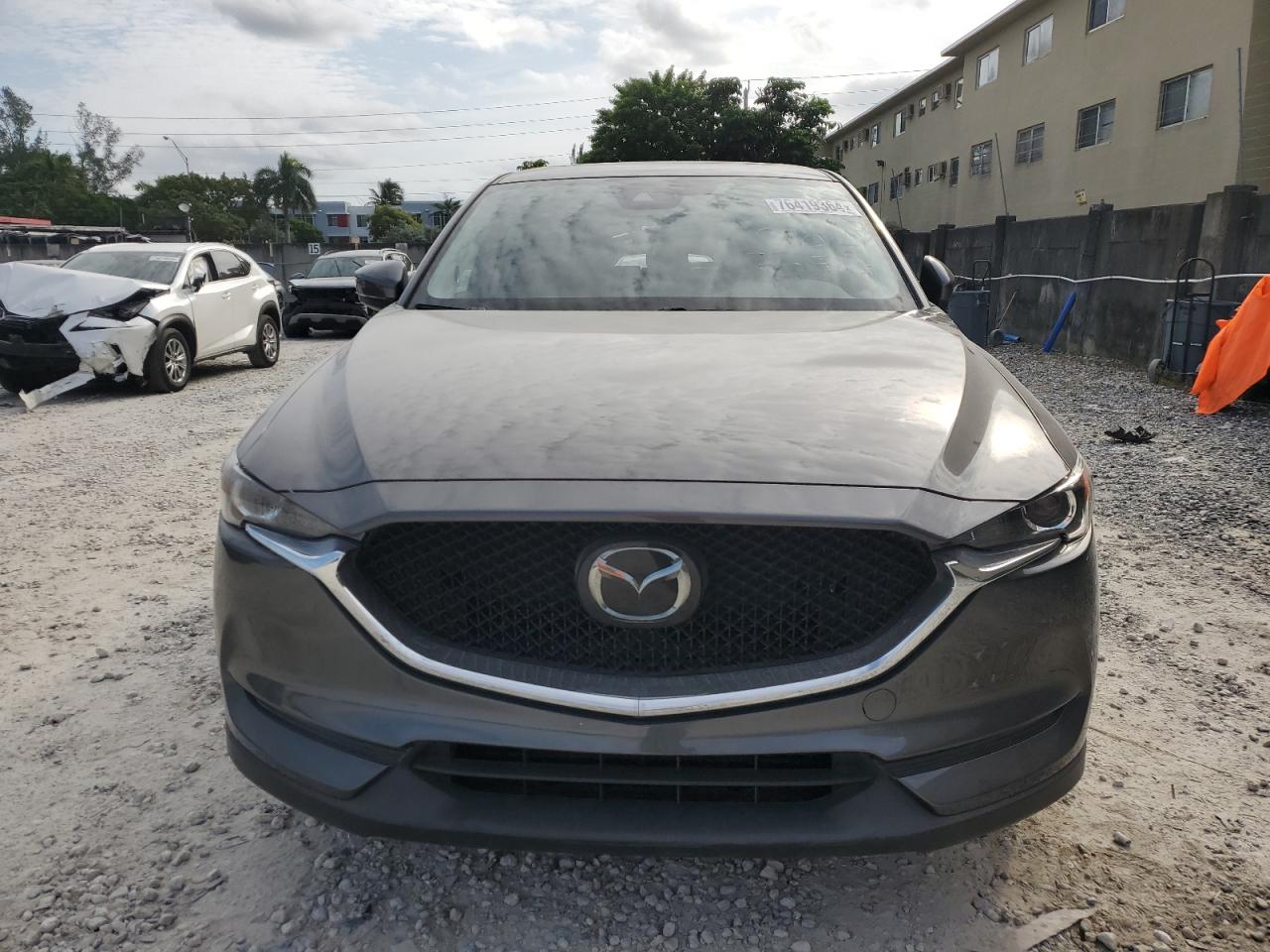2021 Mazda CX-5 VIN JM3KFBCM5M1451157 Copart auction photo, rear end damage thumbnail 5