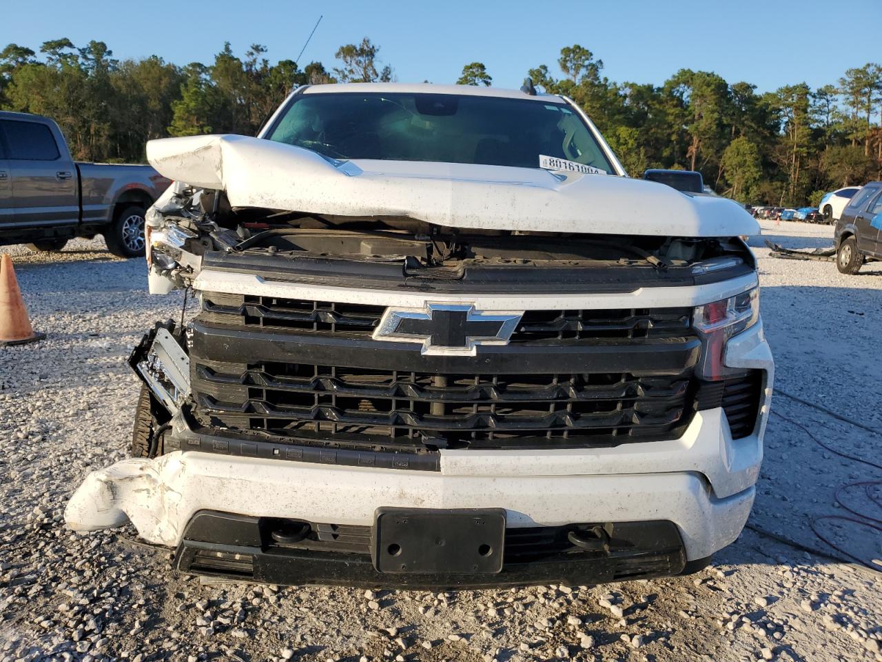 2023 Chevrolet Silverado VIN 3GCPADED4PG122980 Copart auction photo, front end / side damage thumbnail 5