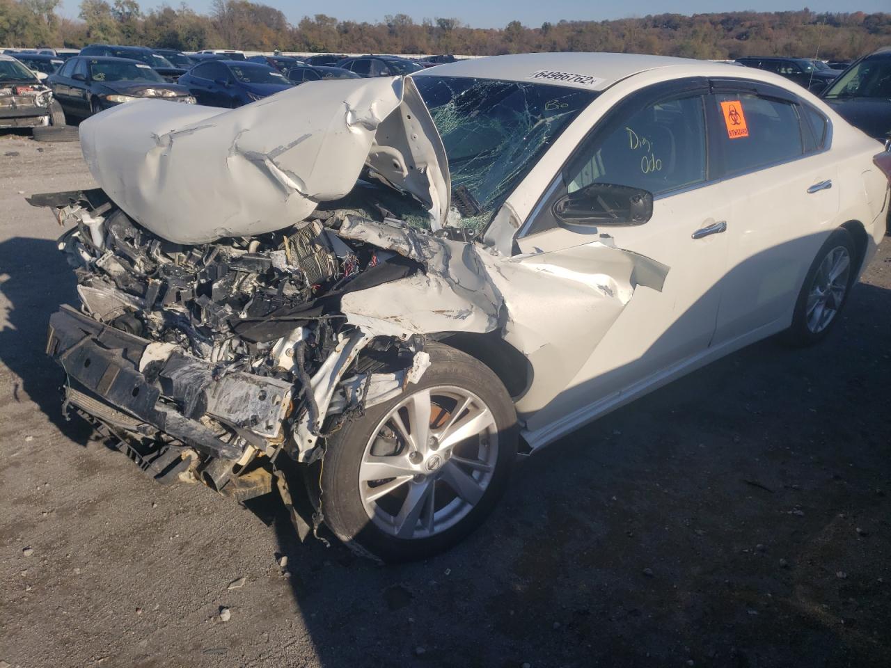 2014 Nissan Altima VIN 1N4AL3AP7EC173860 Copart auction photo, front end damage thumbnail 2