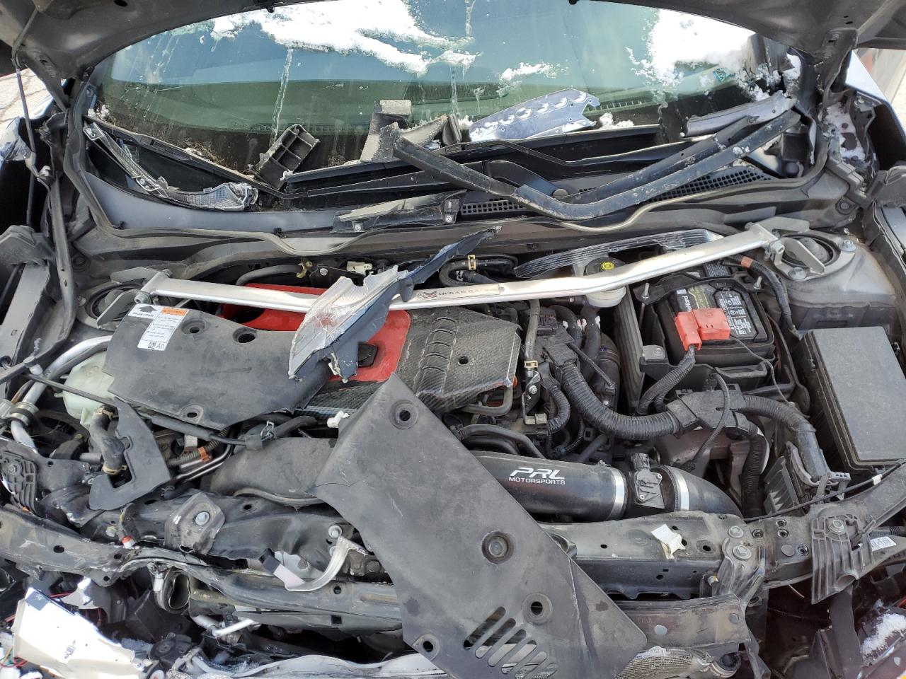 2018 Honda Civic VIN 2HGFC3A52JH753086 Copart auction photo, front end damage thumbnail 12