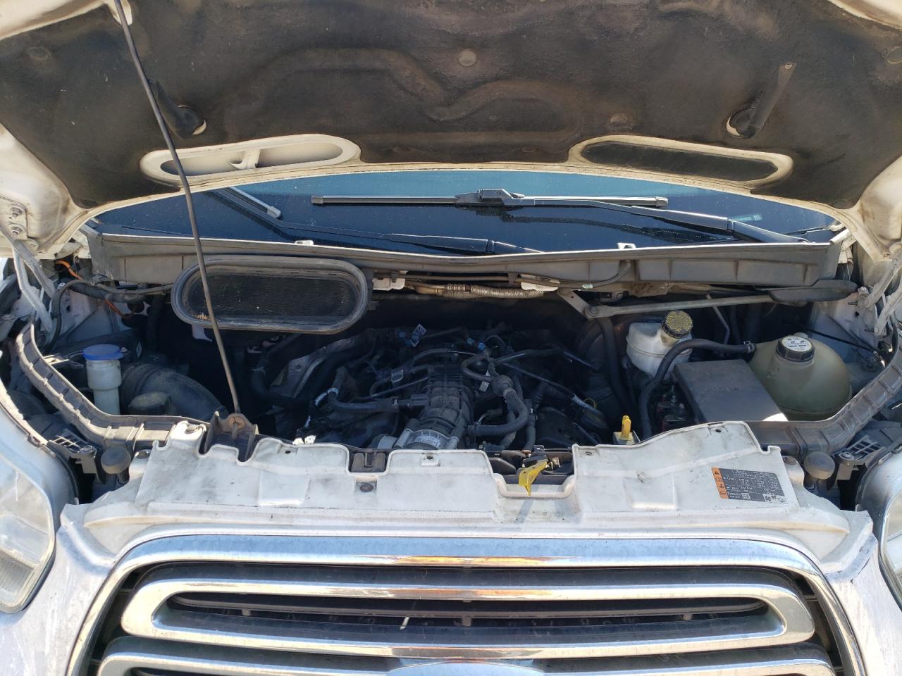 2015 Ford Transit VIN 1FTNR2CG4FKA09250 Copart auction photo, burn damage thumbnail 12