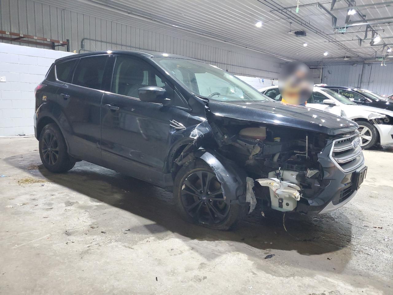 2017 Ford Escape VIN 1FMCU9G99HUB08546 Copart auction photo, side / front end damage thumbnail 4