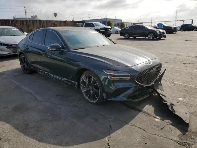 2022 Genesis G70 VIN KMTG54TE2NU082023 Copart auction photo, side / all over damage thumbnail 4