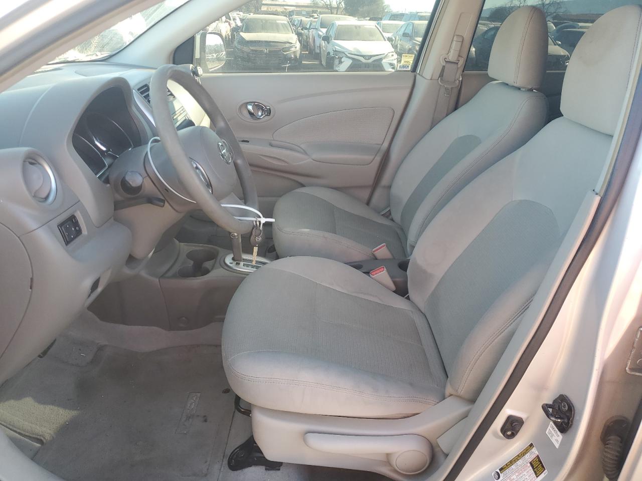2014 Nissan Versa VIN 3N1CN7APXEL823888 Copart auction photo, front end / side damage thumbnail 7