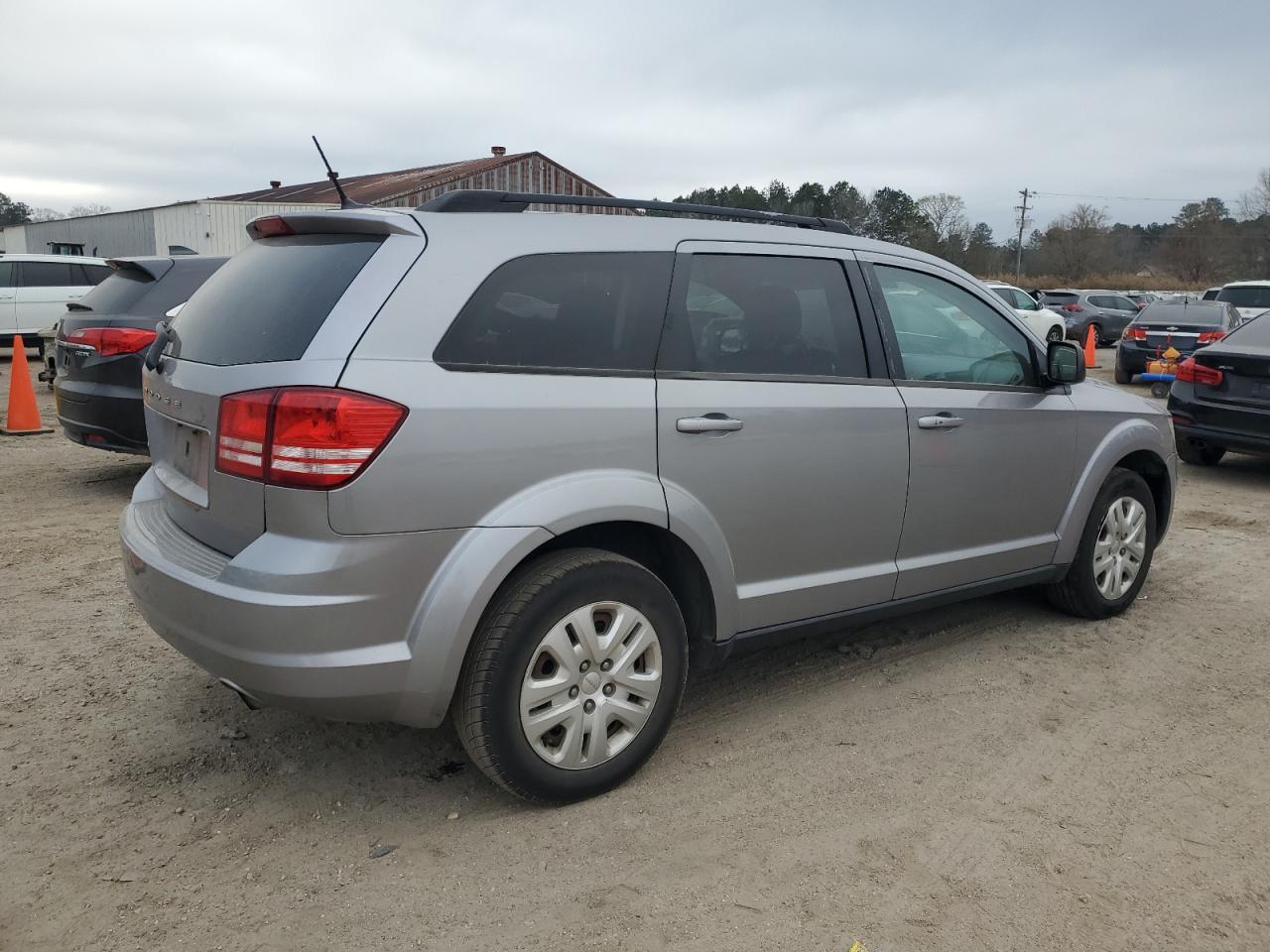 2018 Dodge Journey VIN 3C4PDCAB6JT216881 Copart auction photo, rear end / side damage thumbnail 3