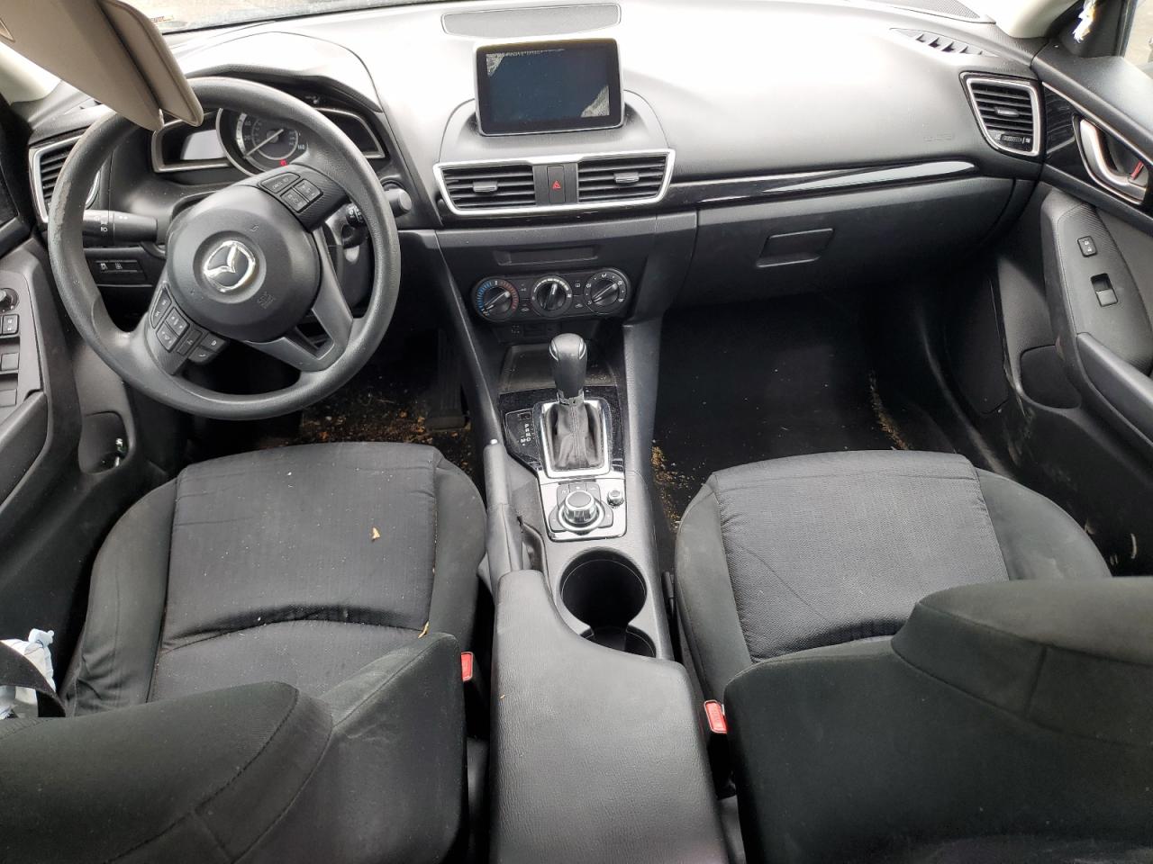 2015 Mazda 3 VIN 3MZBM1U73FM135325 Copart auction photo, side / rear end damage thumbnail 8