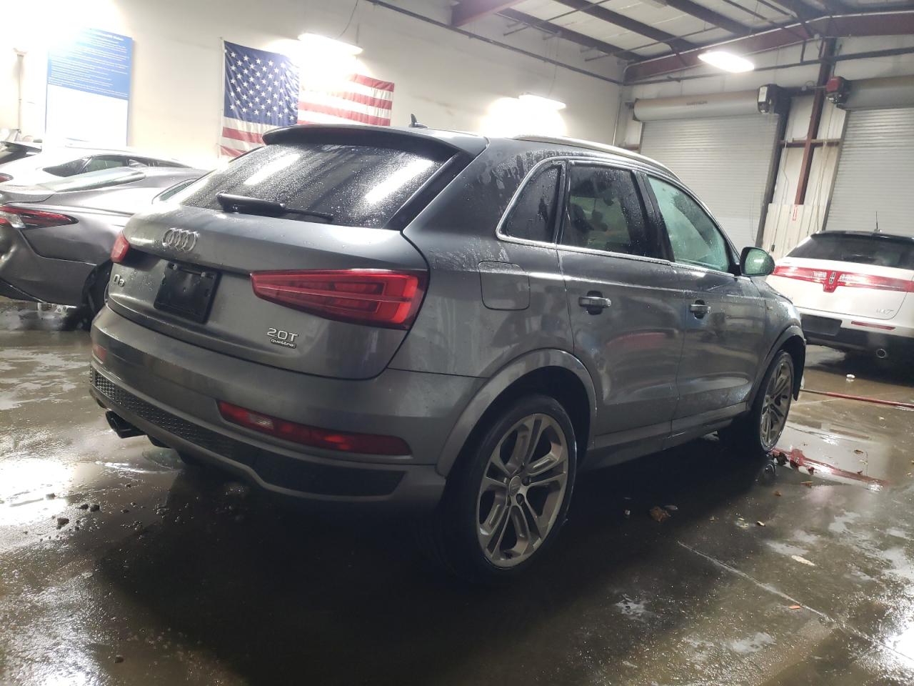 2016 Audi Q3 VIN WA1GFCFS3GR021674 Copart auction photo, front end damage thumbnail 3