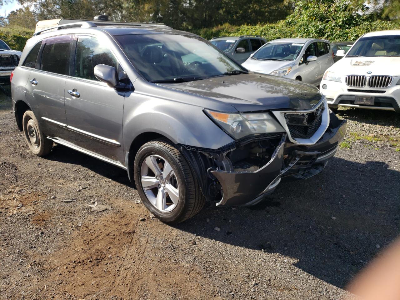 2012 Acura MDX VIN 2HNYD2H25CH503252 Copart auction photo, front end damage thumbnail 4