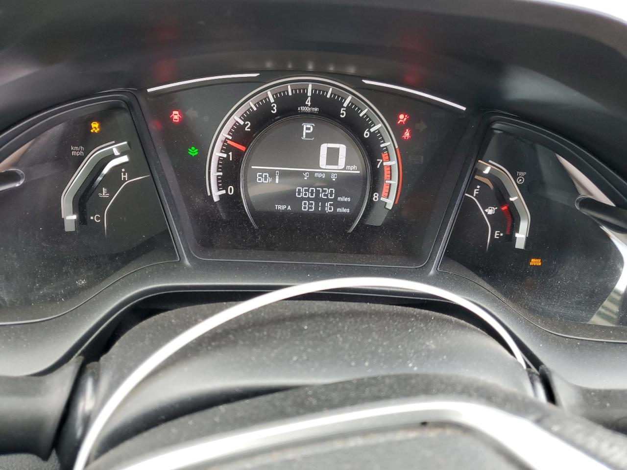 2018 Honda Civic VIN 2HGFC2F54JH580948 Copart auction photo, side damage thumbnail 9