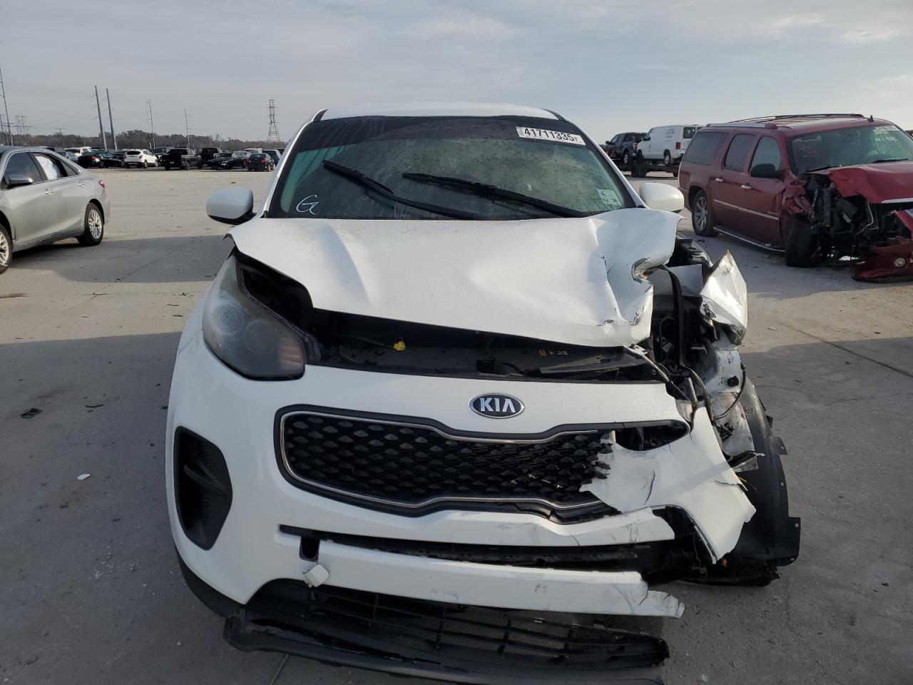 2019 KIA Sportage VIN KNDPM3AC0K7584777 Copart auction photo, front end damage thumbnail 5