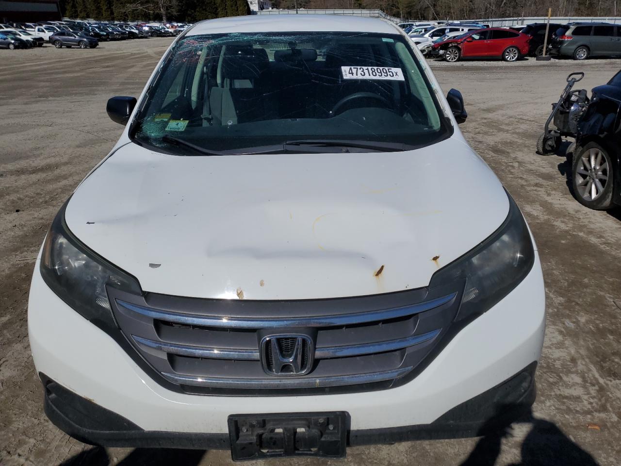 2012 Honda CR-V VIN 2HKRM4H37CH608963 Copart auction photo, front end / minor dent/scratches damage thumbnail 5