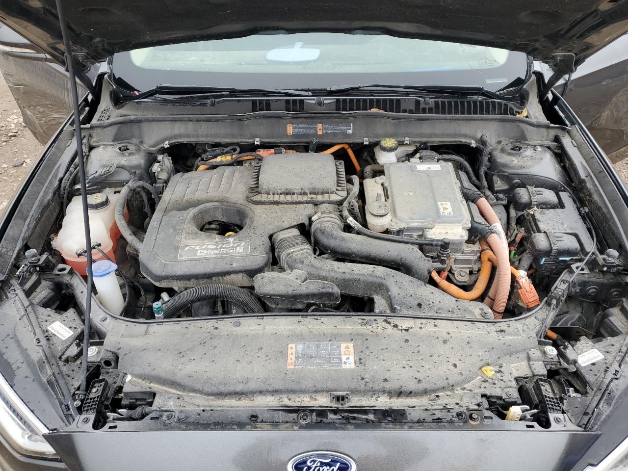 2017 Ford Fusion VIN 3FA6P0SUXHR354213 Copart auction photo, front end / side damage thumbnail 11