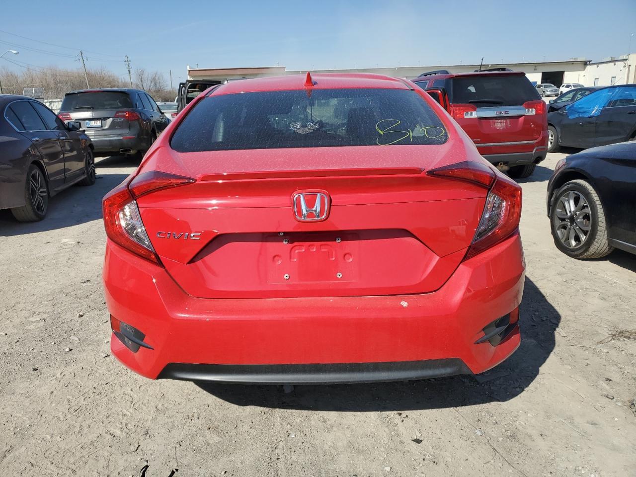 2017 Honda Civic VIN 2HGFC1F70HH648863 Copart auction photo, all over / mechanical damage thumbnail 6
