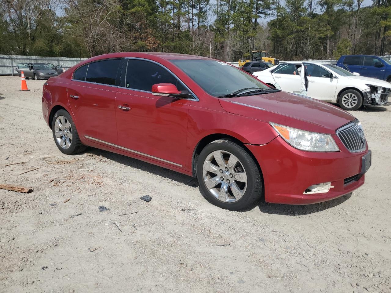 2013 Buick LaCrosse VIN 1G4GC5E32DF284767 Copart auction photo, side / rear end damage thumbnail 4
