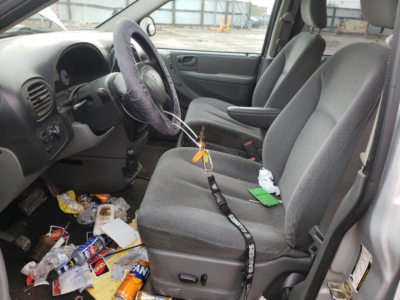 2005 Dodge Caravan VIN 2D4GP44L55R207621 Copart auction photo, all over damage thumbnail 7
