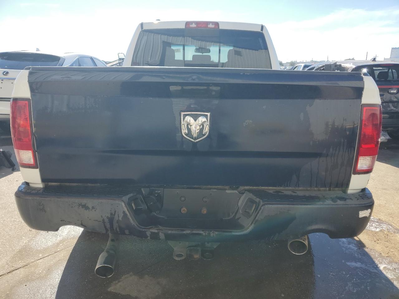 2014 RAM 1500 VIN 1C6RR6GTXES477814 Copart auction photo, front end damage thumbnail 6