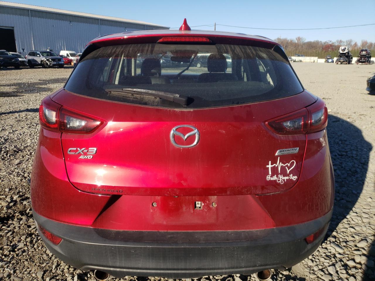 2019 Mazda CX-3 VIN JM1DKFC75K0449653 Copart auction photo, front end damage thumbnail 6