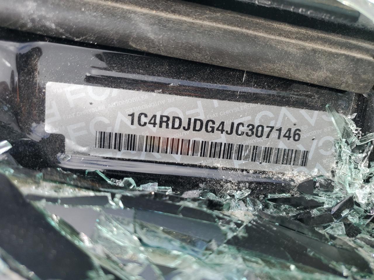 2018 Dodge Durango VIN 1C4RDJDG4JC307146 Copart auction photo, rollover damage thumbnail 14