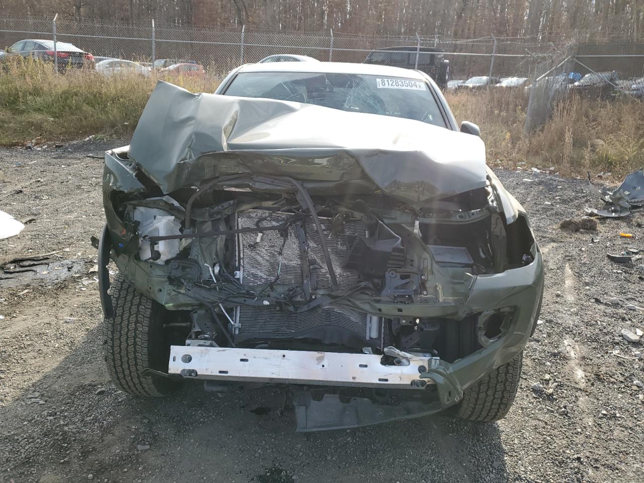 2022 Toyota Tacoma VIN 3TYDZ5BN7NT012524 Copart auction photo, front end damage thumbnail 5