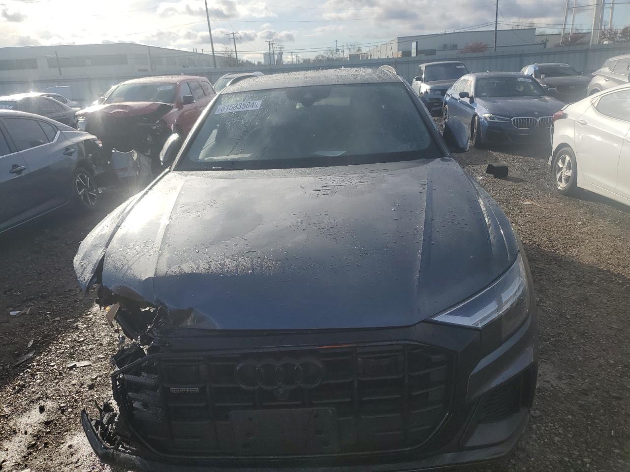 2019 Audi Q8 VIN WA1EVAF1XKD023157 Copart auction photo, front end / side damage thumbnail 5
