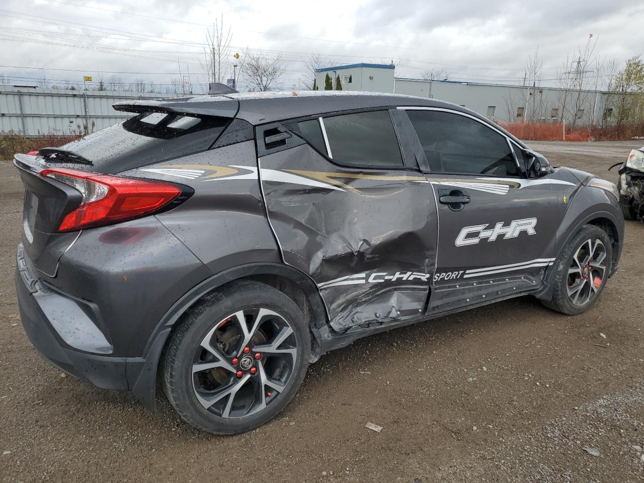 2021 Toyota C-HR VIN JTNKHMBX9M1120927 Copart auction photo, side / rear end damage thumbnail 3
