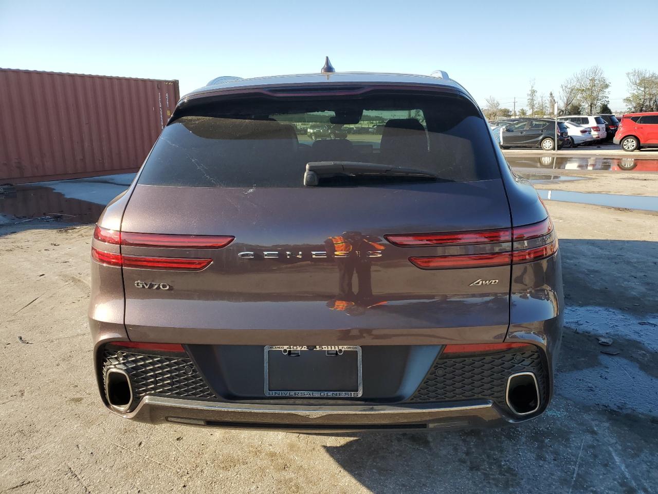 2023 Genesis Gv70 VIN KMUMADTB4PU122878 Copart auction photo, front end damage thumbnail 6