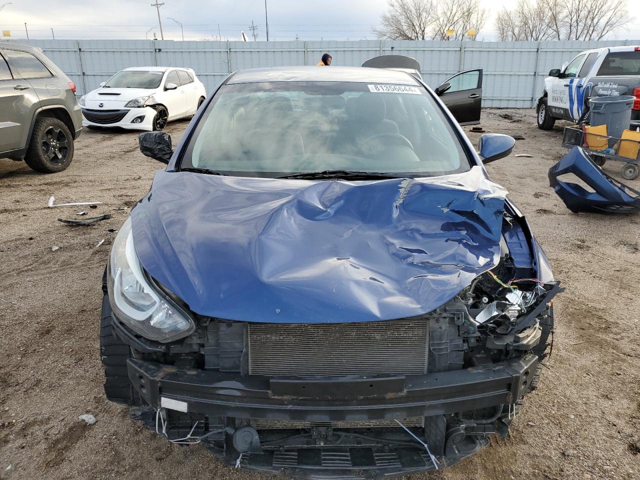 2016 Hyundai Elantra VIN 5NPDH4AE3GH766281 Copart auction photo, front end damage thumbnail 5